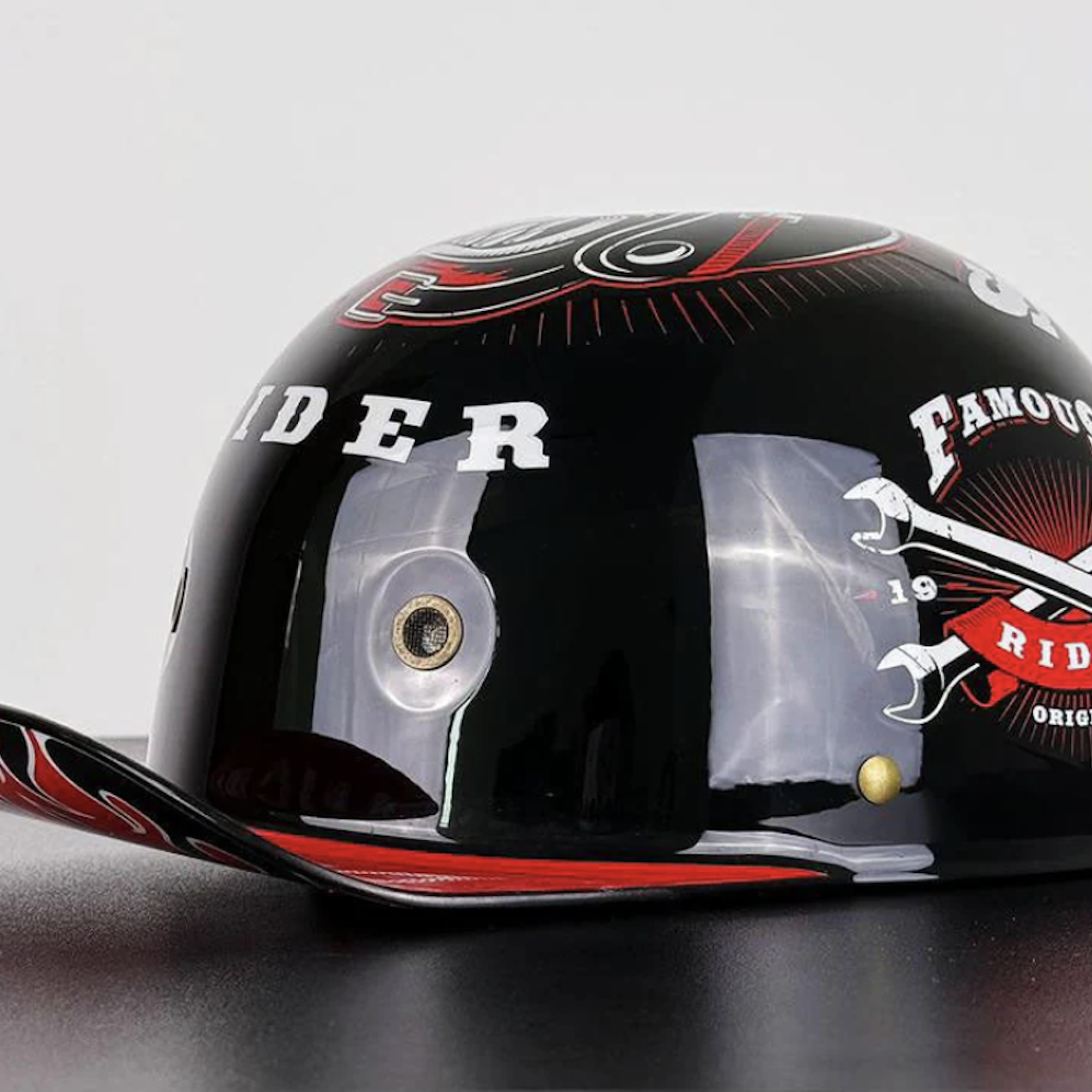 Bikers Lifestyle unsafe motorcycle helmet